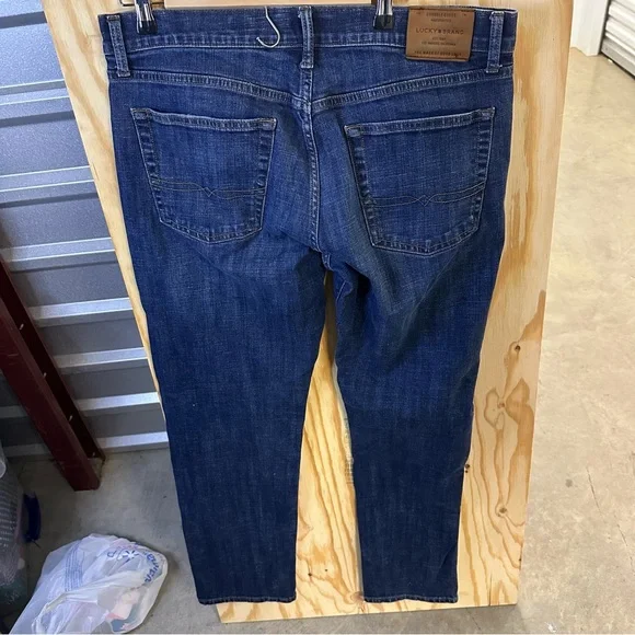 Lucky Brand Dark Blue Straight Jeans - Picture 4 of 8